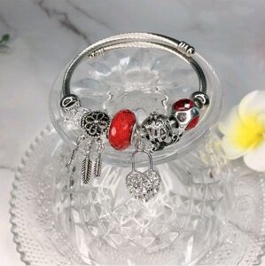✨️Sale✨️Dream Catcher Heart Lock Bracelet - Red